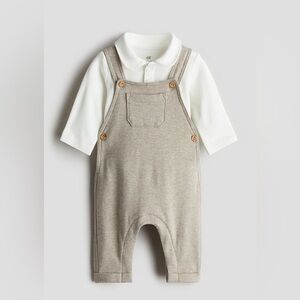 Overall and bodysuit set